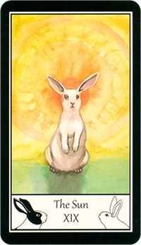 うさぎのタロット 太陽（The Sun）