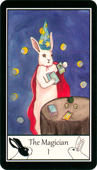 うさぎのタロット 魔術師（The Magician）