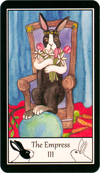 うさぎのタロット 女帝（The Empress）